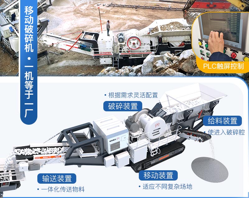 移動式破碎機設(shè)備配置
